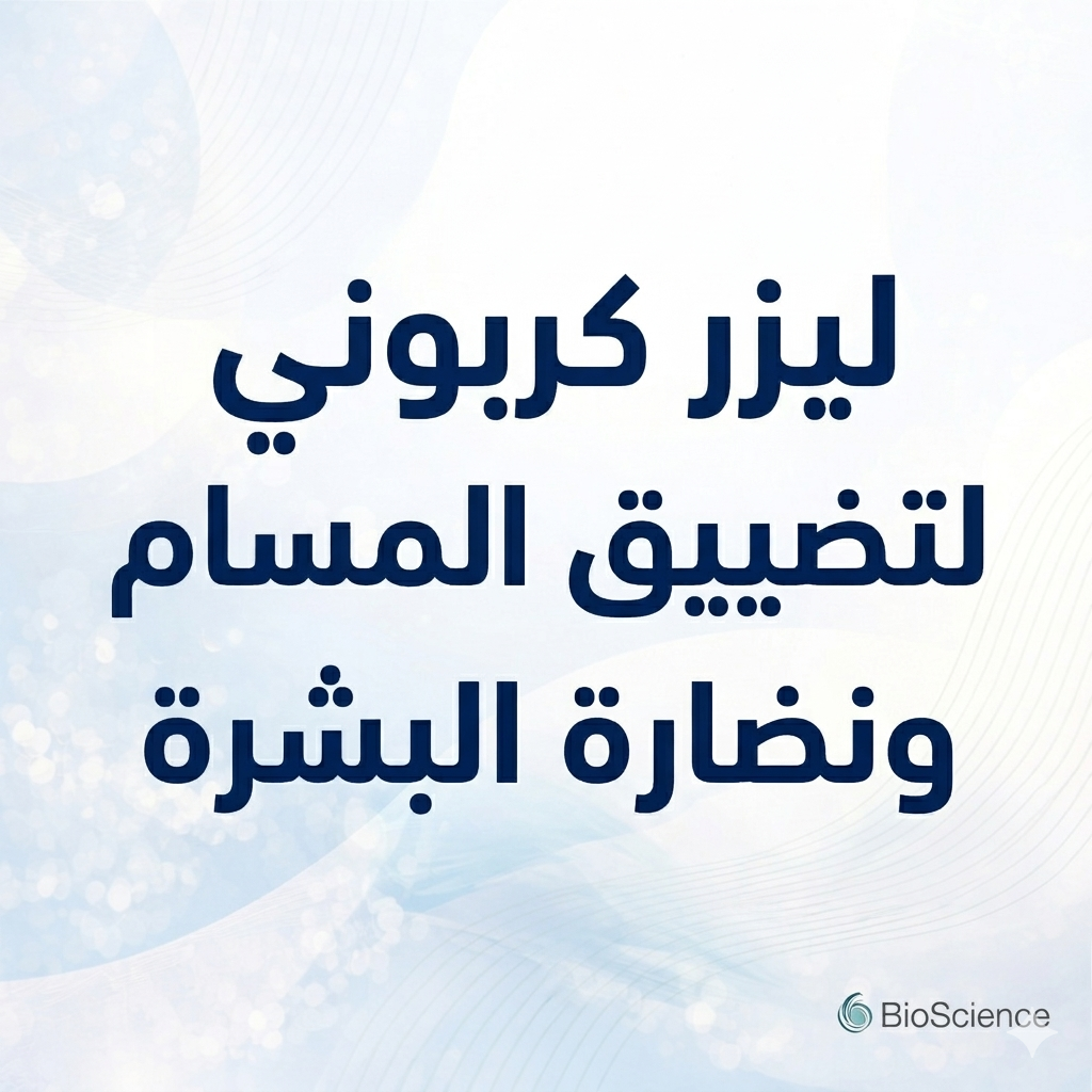 ليزر كربوني لتضييق المسام ونضارة البشرة